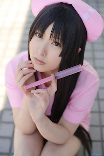 Necoco Cosplay as Mio Akiyama from K-On!