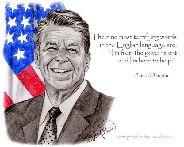 Greenlee Gazette: Reagan's Famous (Ridiculous) Nine Words