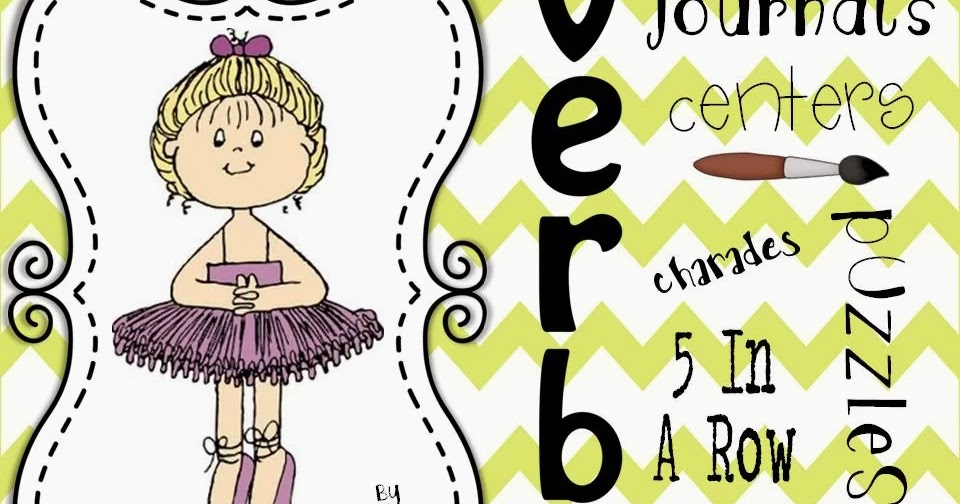 Primary Graffiti Verbs {Interactive Journal Pages and Centers}