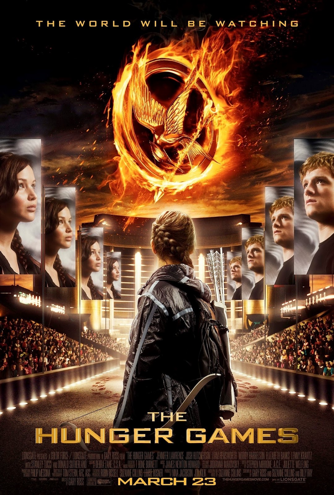 SDCC Comic Con 2015 Exclusive The Hunger Games Josh Hutcherson poster 27" x 40" 