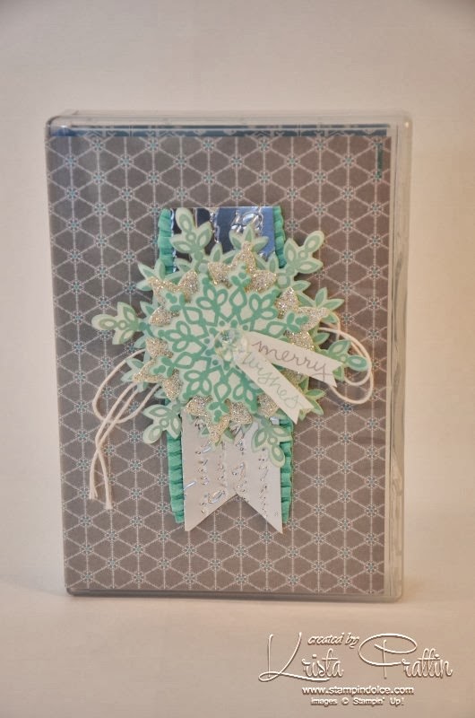 Stampin' Dolce Christmas Gift Box with Wood Stamp Case