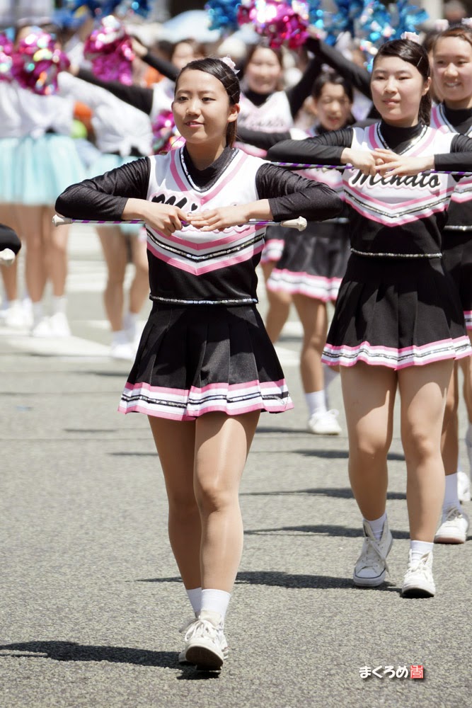 『横浜市立みなと総合高等学校吹奏楽部・チアダンス部』 ザ よこはま パレード 2015