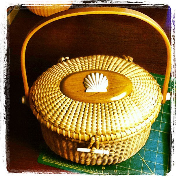 Gloucester Woman Baskets The Story of Learning Nantucket Basket Making