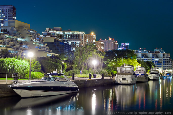 Toronto Lakeshore at Night Toronto Lakeshore at Night