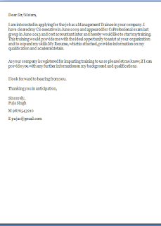 purpose of a cover letter