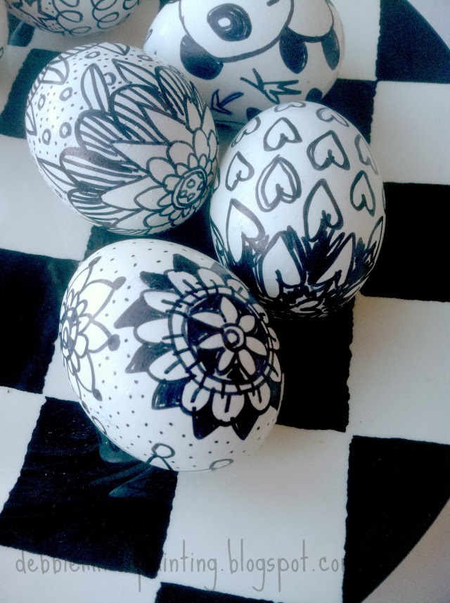 Black Sharpie Eggs