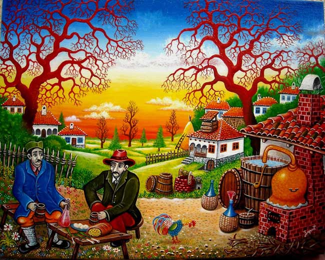 Zoran Zarić Serbian Naive Art info
