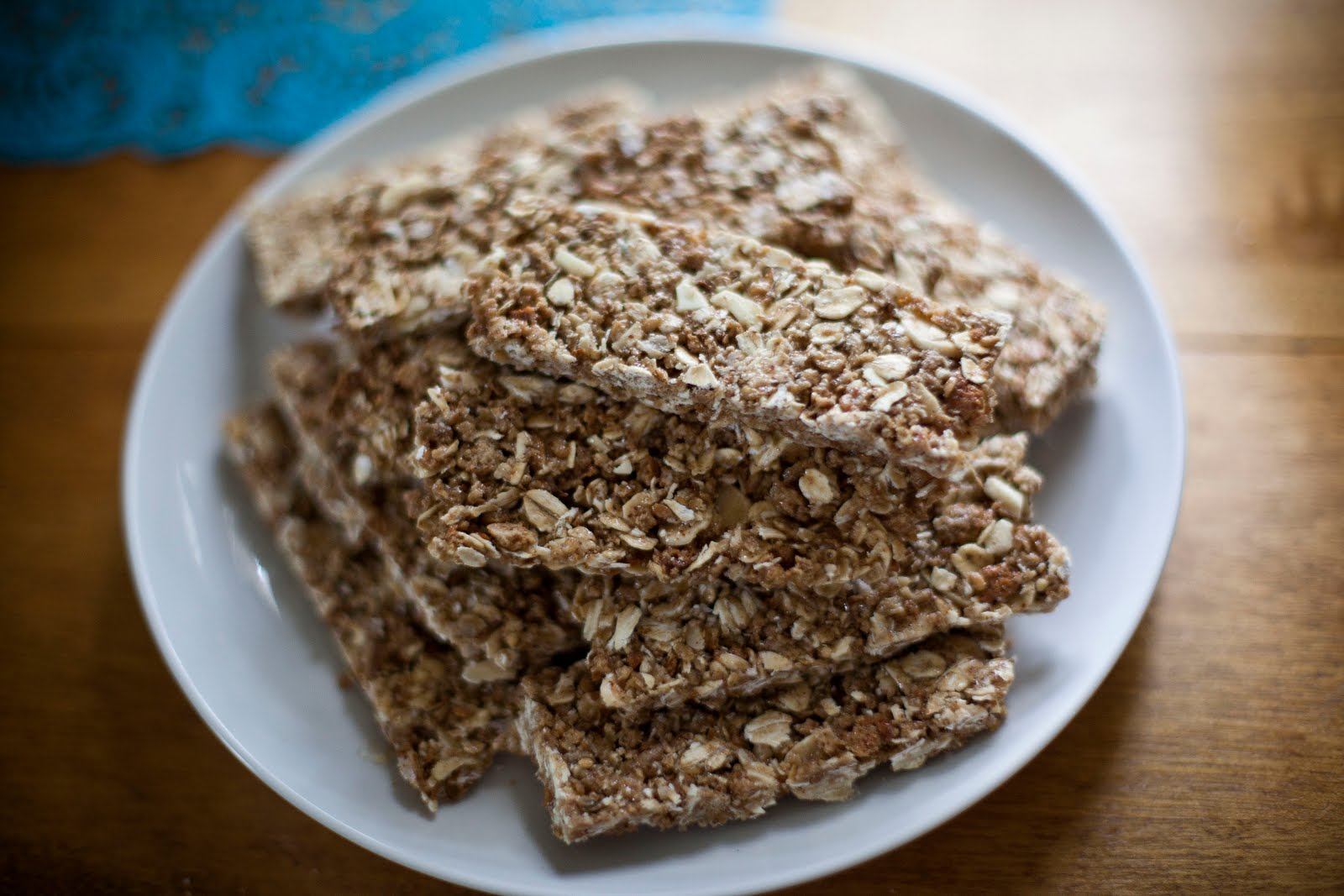 Crunchy Almond Butter Granola Bars Honey & Brie