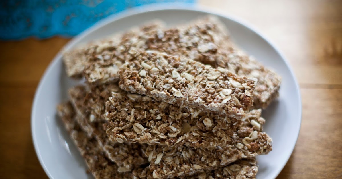 Crunchy Almond Butter Granola Bars Honey & Brie