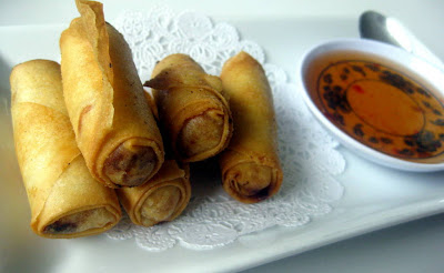 Thai Spring Rolls - Dusitra Thai Cuisine - North Haven, CT - Photo by Taste As You Go