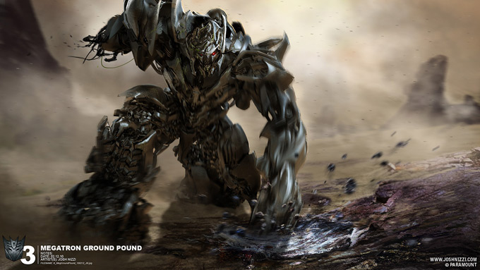 Transformers: Dark of the Moon, Concept Art, Josh Nizzi, megatron