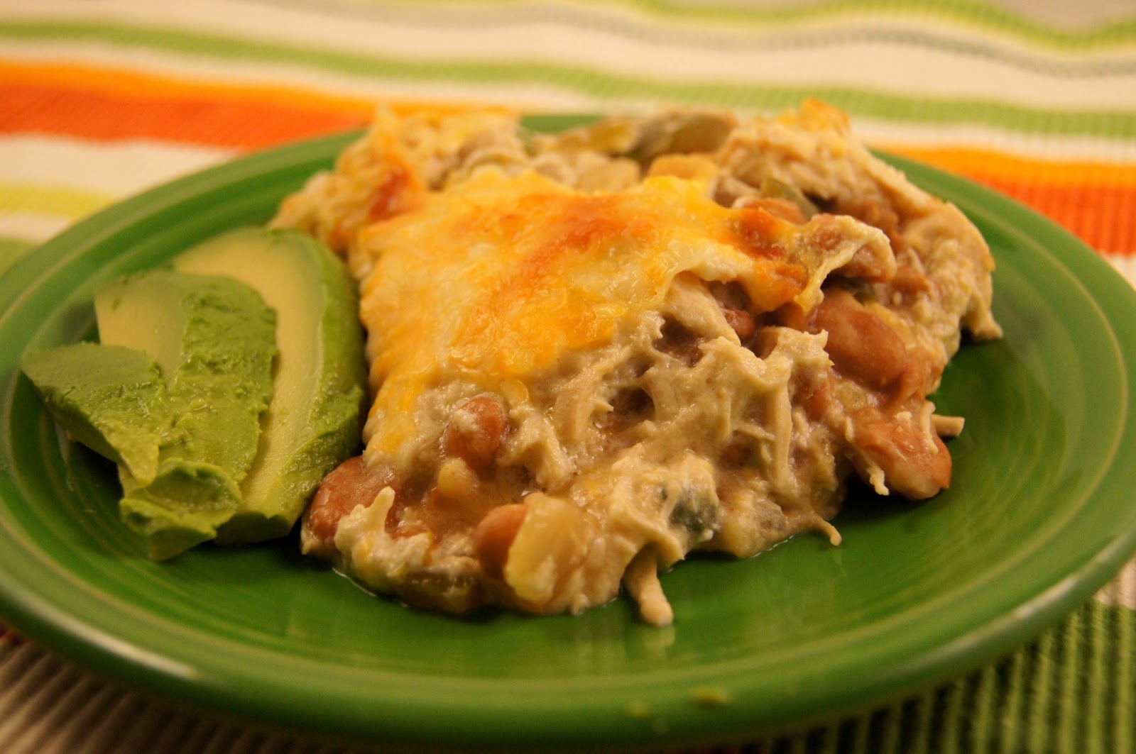 Elizabeth's Dutch Oven Layered Mexican Casserole with Chicken and