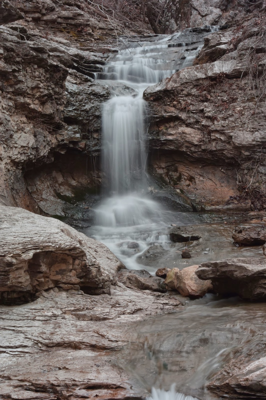 Rick's Hiking Blog Paige Falls and Broadwater Hollow Falls, Arkansas