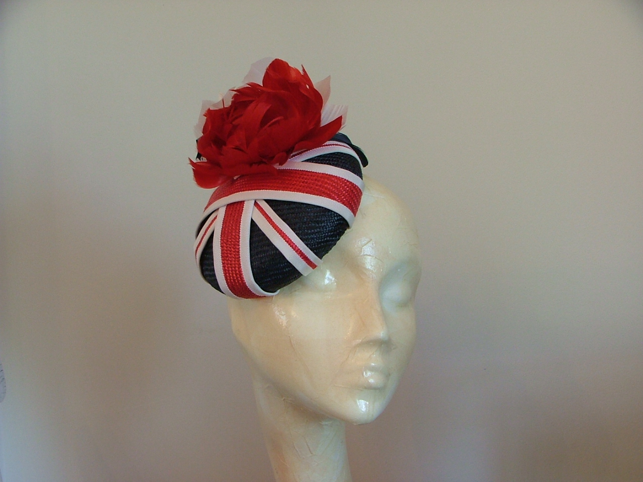 Rachel Wykes Milliner New Creation Jubilee Union Jack Hat
