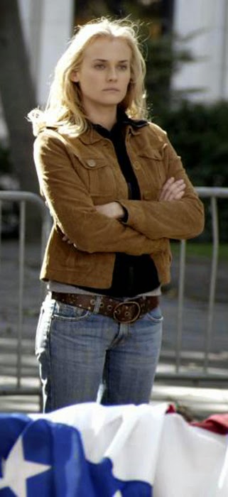 Diane Kruger National Treasuren Brown Leather Jacket