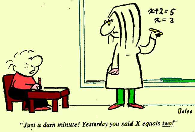 Algebra Cartoon