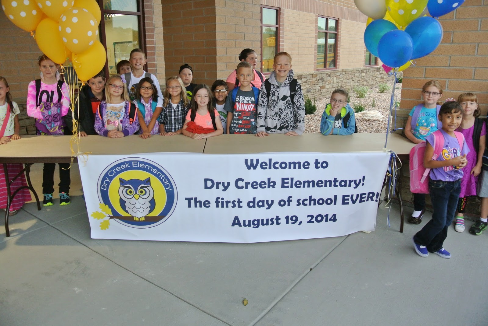 Dry Creek Elementary First Day of School!