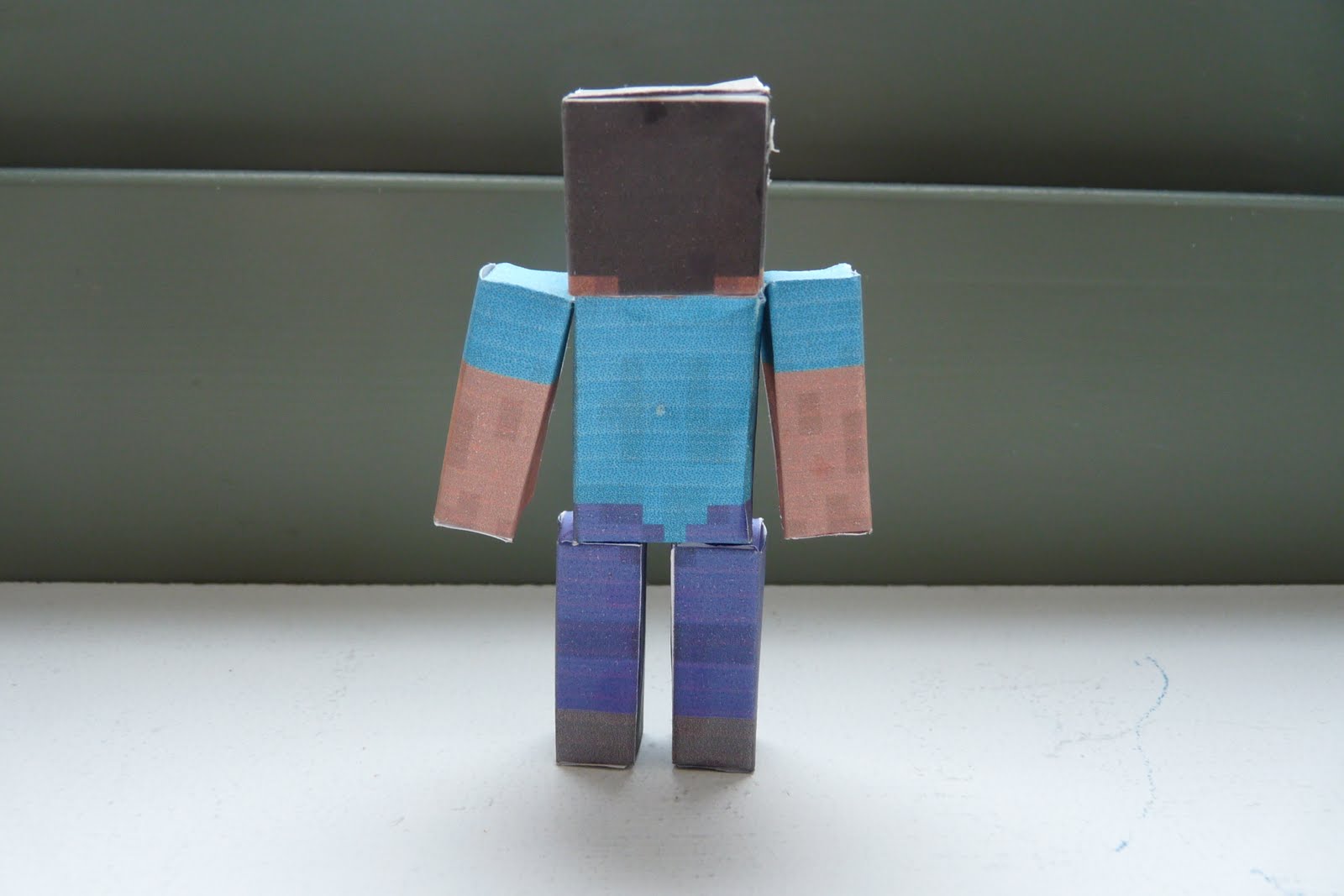 How to make a Minecraft Papercraft Bendable Steve 