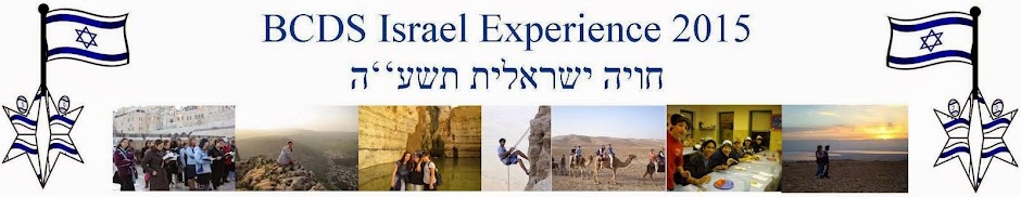 BCDS Israel Experience 2015