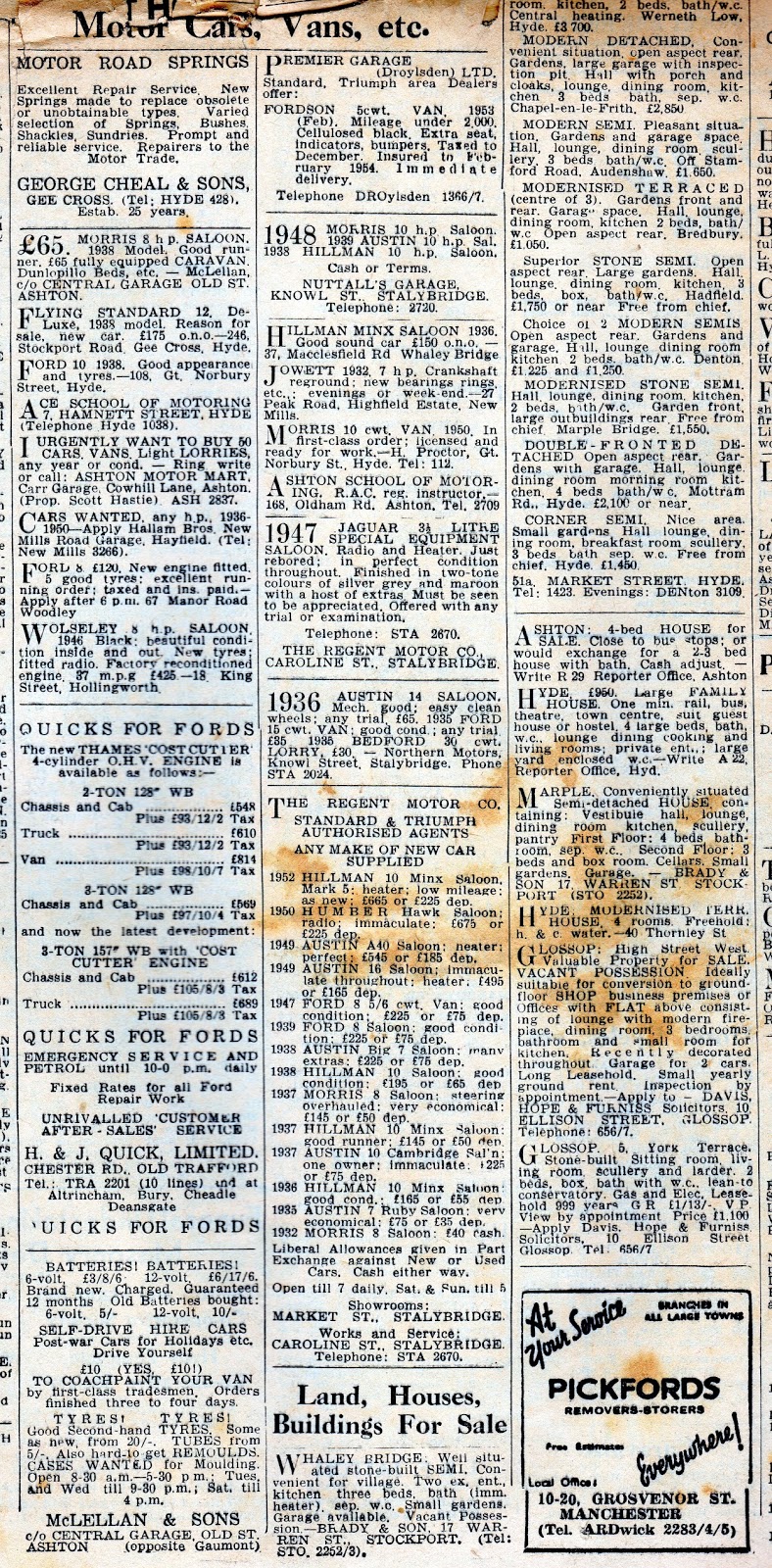 Hyde Cheshire Blog NORTH CHESHIRE HERALD 5th JUNE 1953 (cuttings 2)