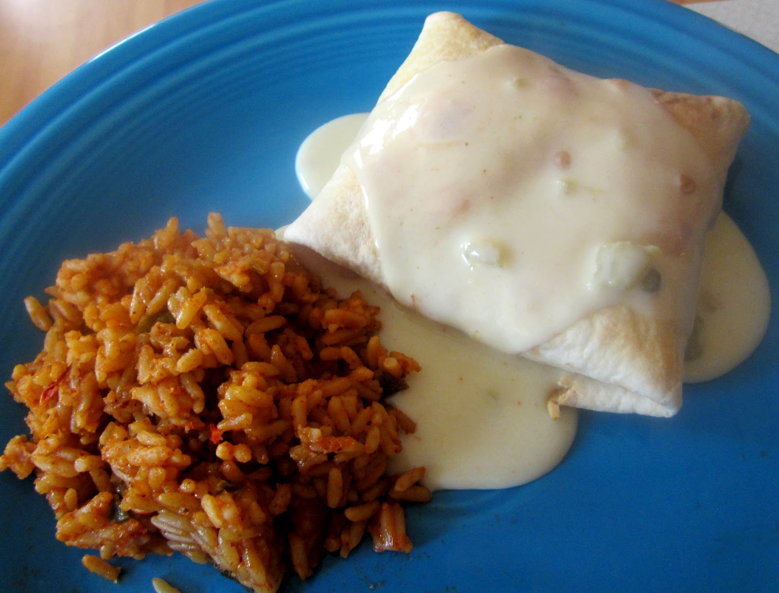 chimichanga white sauce
