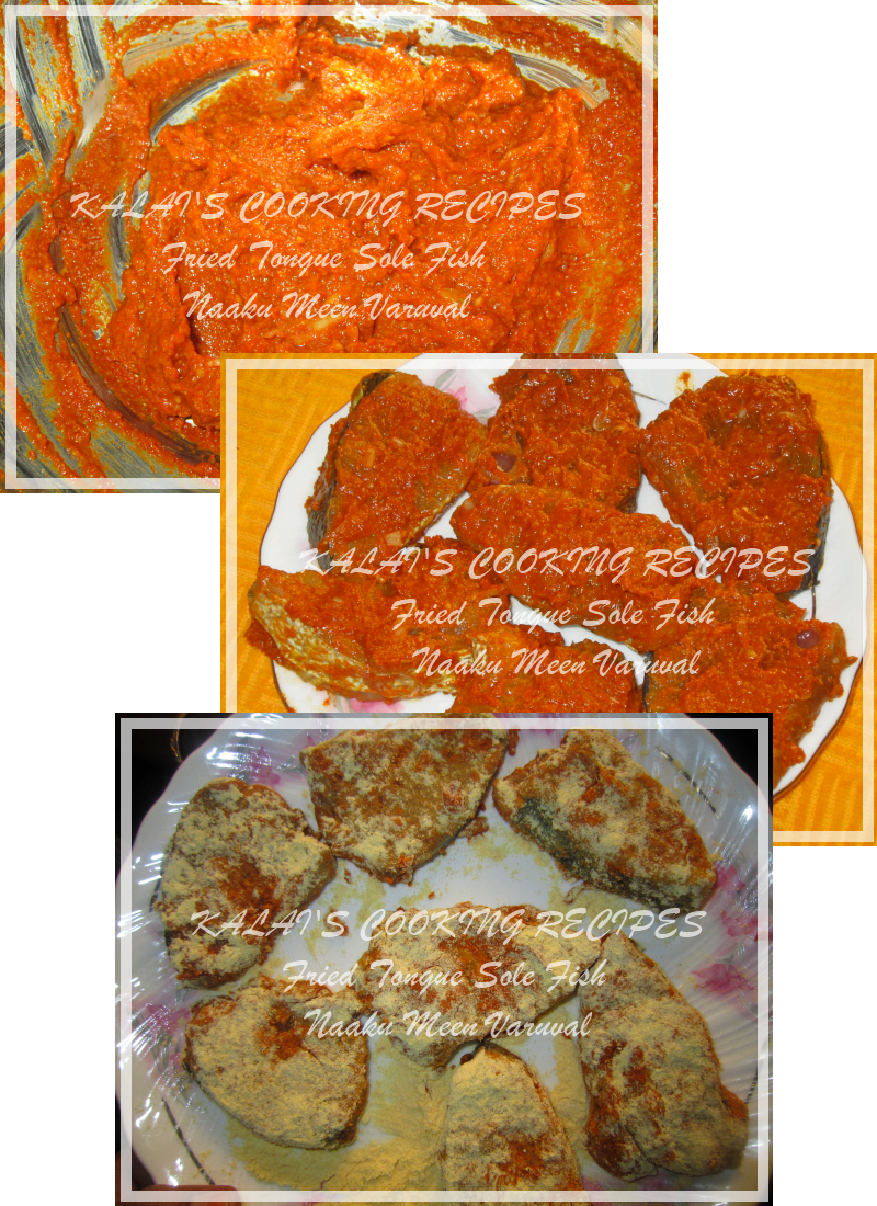 Soft and Crispy Fried Tongue Sole Fish / Naaku Meen Varuval