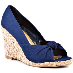 navy wedge trainers womens