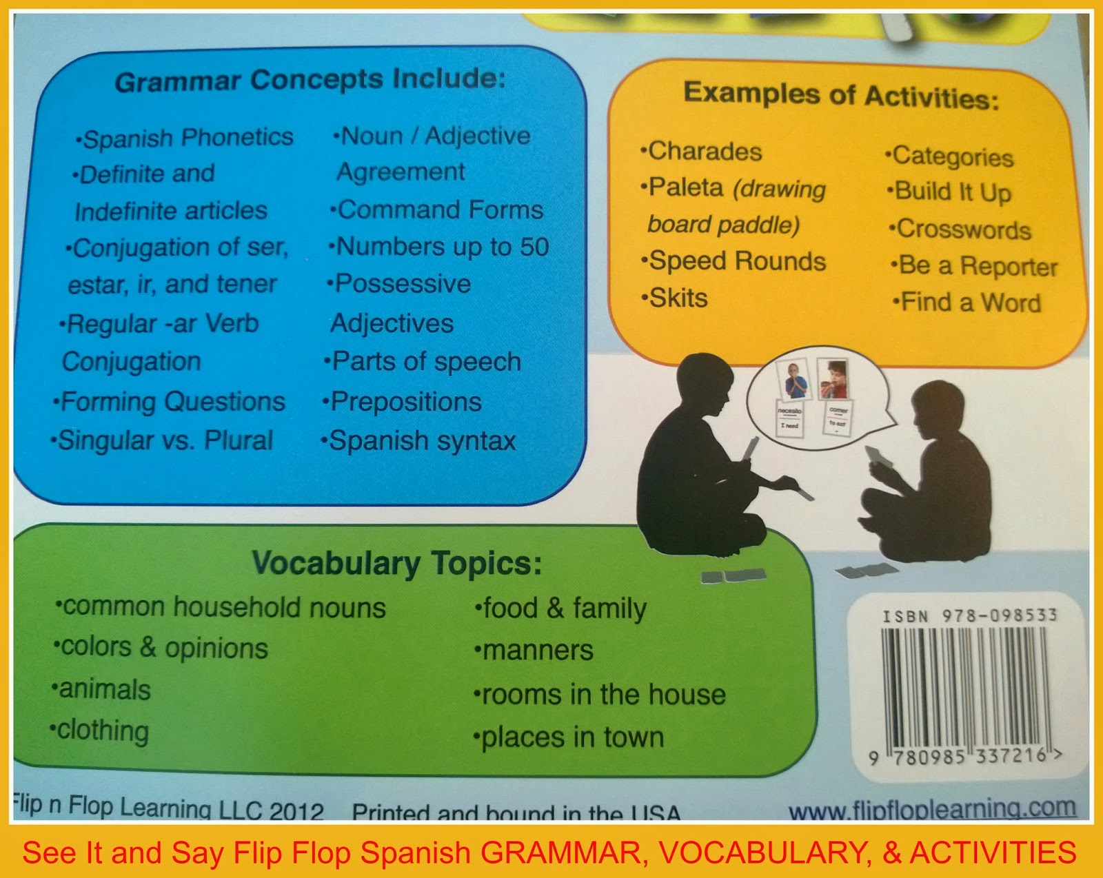 Brandi Raae Flip Flop Learning See It And Say It Flip Flop Spanish