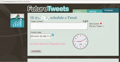 Cara Menjadwal (Schedule) Postingan di Twitter