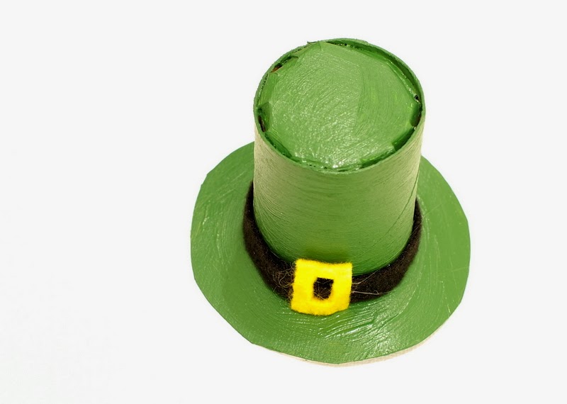 Leprechaun Hat Headband DIY Pink Stripey Socks