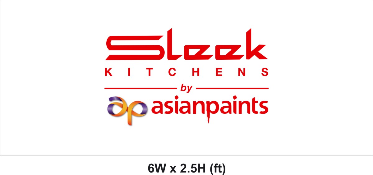 New Sleek Kitchen Logo With Asian Paints