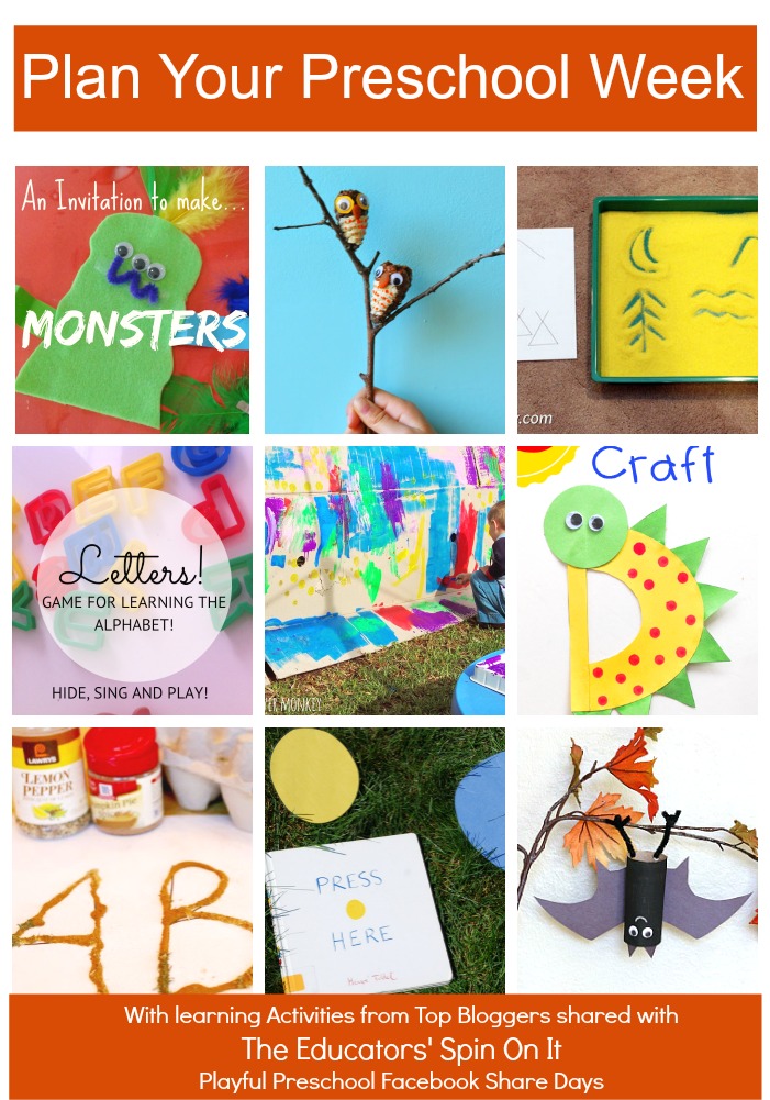 The Educators' Spin On It: Preschool Weekly Lesson Plan