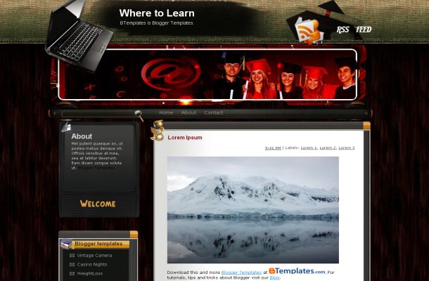 Wooden Education Jquery Free Blogger Theme Template Wooden Education Jquery Free Blogger Theme Template