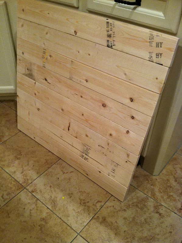 Prudently Painted Vintage Wood Canvas Art