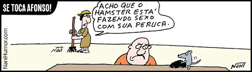 Se toca Afonso! hamster fazendo sexo com a peruca