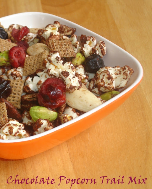Veggie Platter Chocolate Popcorn Trail Mix