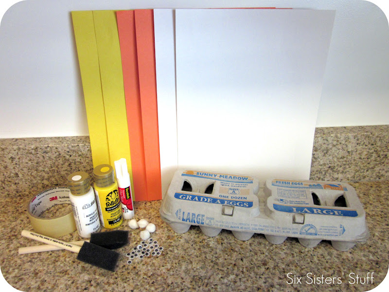 Easter Bunny and Duck Egg Carton Candy Cups Six Sisters' Stuff