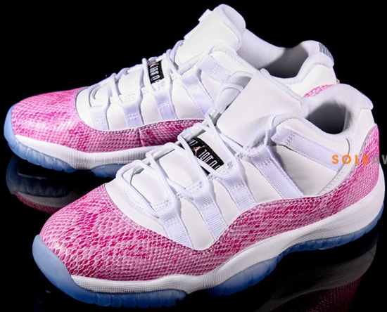 jordan 11 pink and black