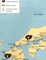 Where the atomic bombs were dropped in Japan