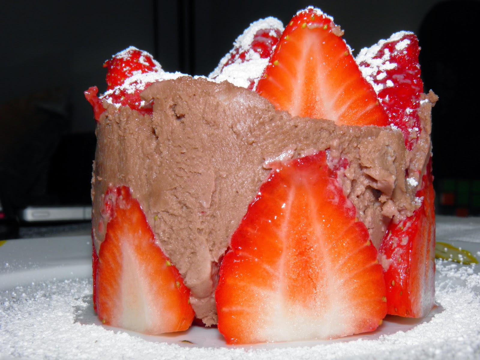 Mousse De Mascarpone Al Cacao Con Fresas
