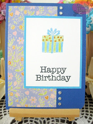 Handmade Card - Happy Birthday Series (2) - Blue