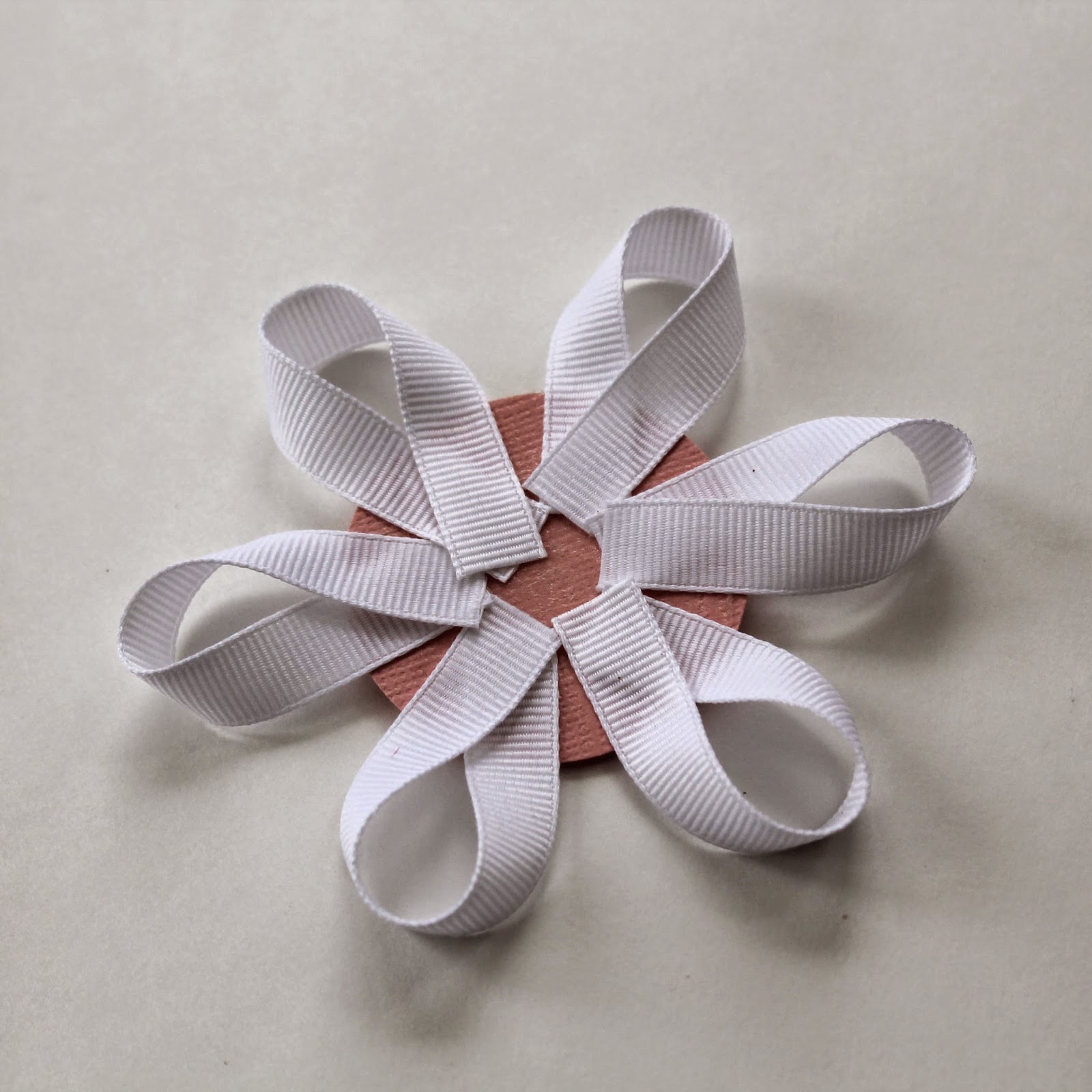 My Creative Scrapbook Ribbon and Washi Tape Flower Tutorial by Tracy
