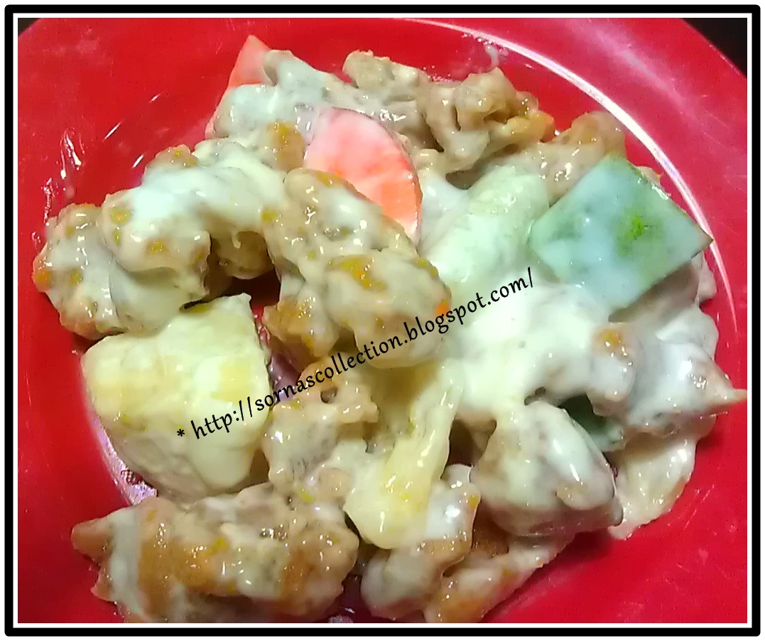 My Recipes FRIED CHICKEN WITH MAYONNAISE SALAD