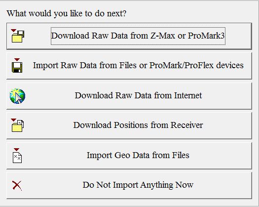 ashtech solutions post-processing software