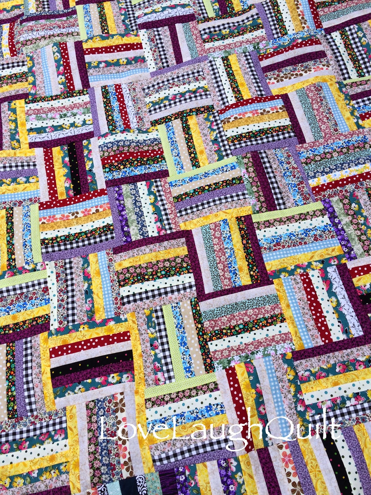 Love Laugh Quilt String Quilt
