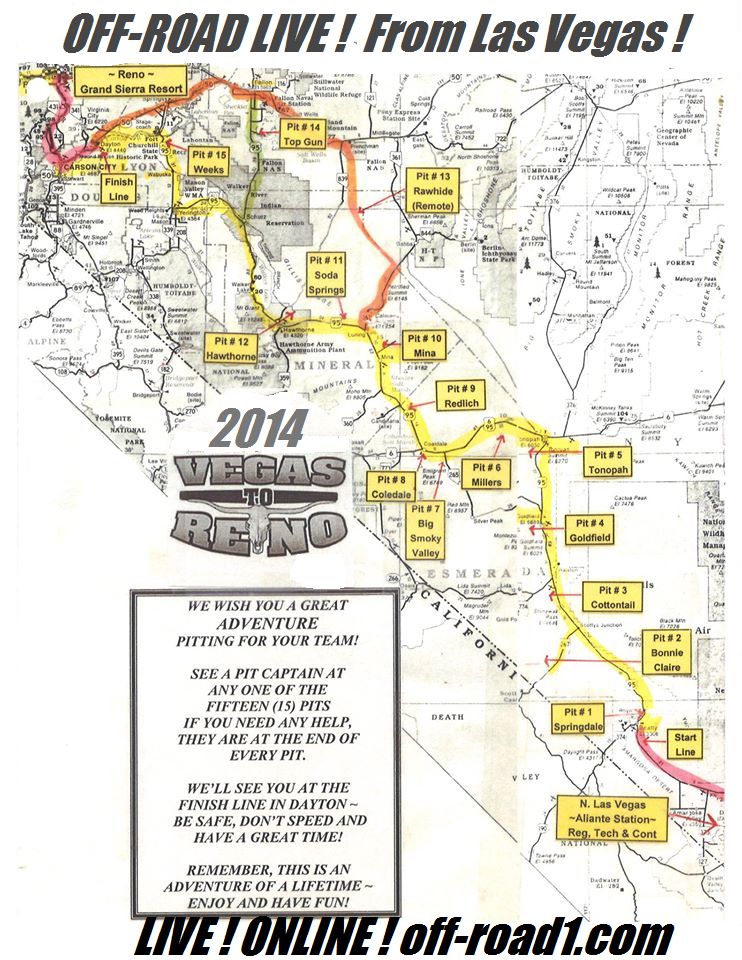 OFFROAD LIVE! VEGAS TO RENO 2014***Who