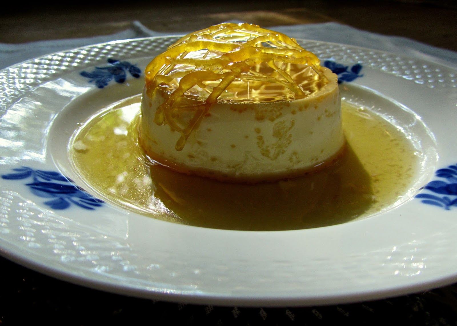 Crème Caramel with a Caramel Cage (GF) Assaggiare