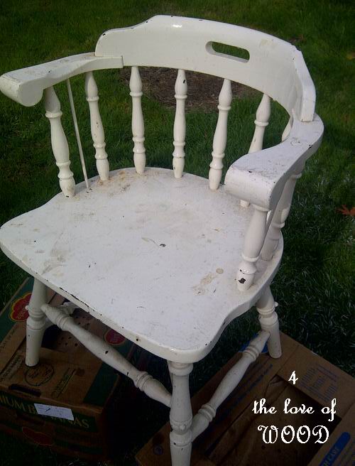 4 the love of wood SPRAY PAINTING A WOODEN CHAIR turquoise wood chair
