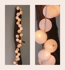 Give a Way - Cotton Ball Lights