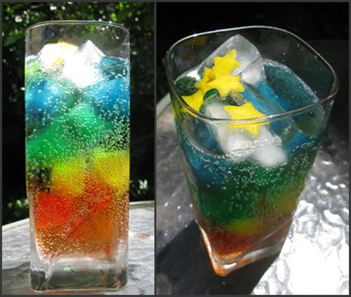 rainbow cocktails